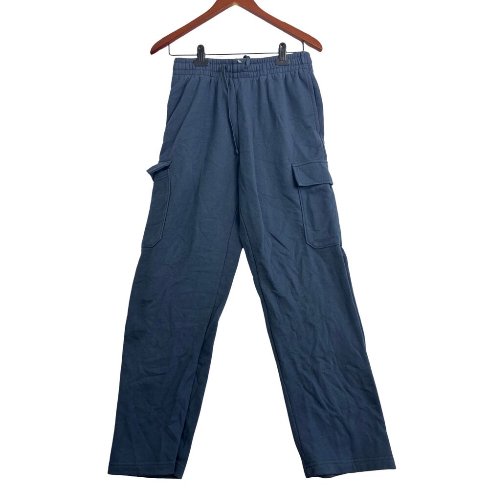 Vintage Columbia Men Small Navy Insulated Snow Ski Pants Elastic Waist Korea